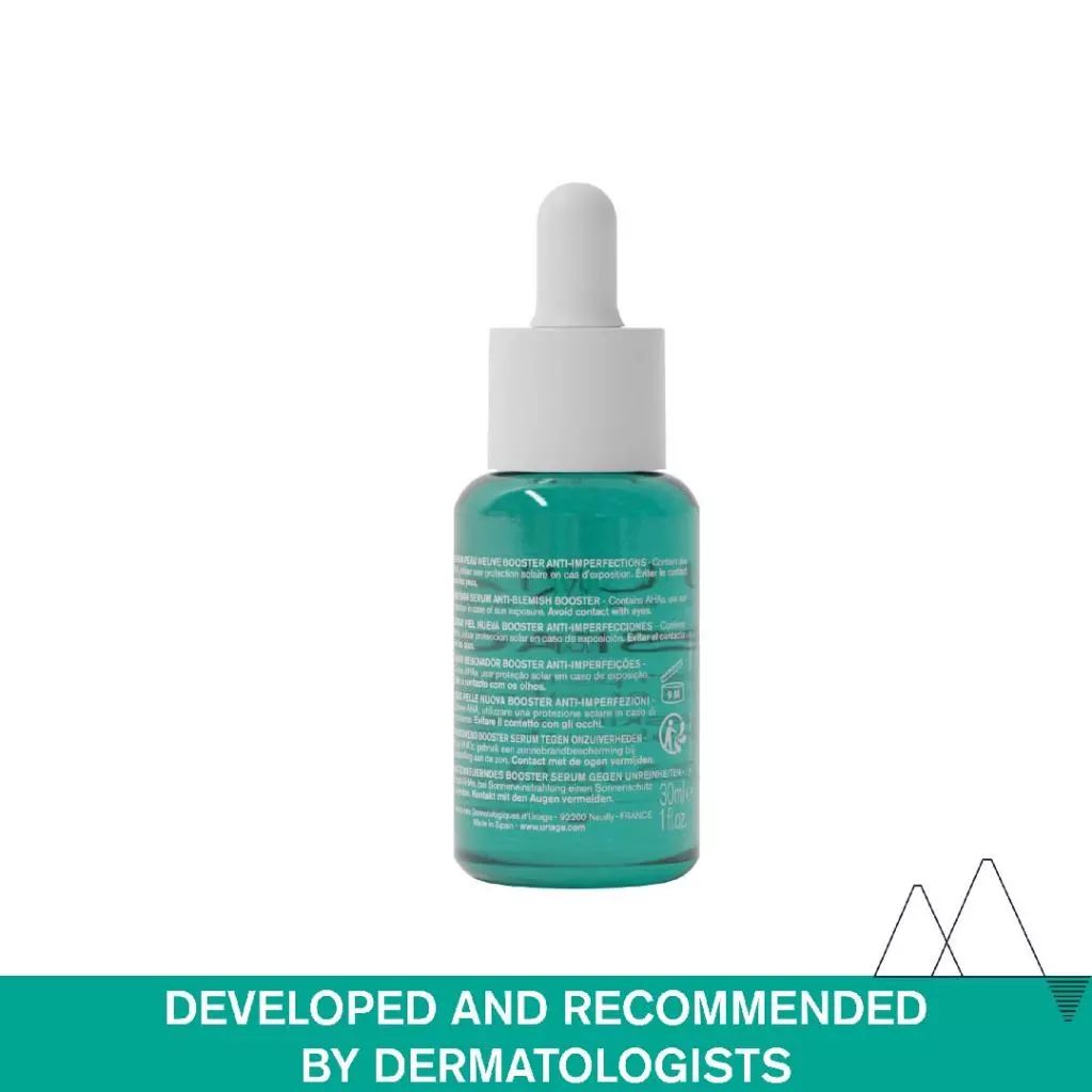 (with GWP) Uriage Hyseac New Skin Serum Anti- blemish Booster 30ml (Free: Uriage Hyseac Cleansing Gel 50ml)