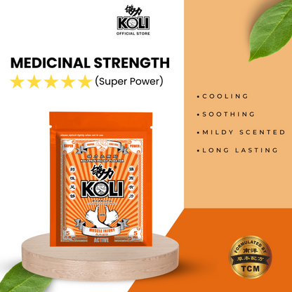 够力 KOLI ACTIVE Pain Relief Plaster (MUSCLE INJURY)－ 20 / 40 / 80 Pieces