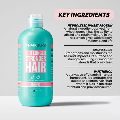 Hairburst Shampoo for Longer, Stronger Hair 350ml